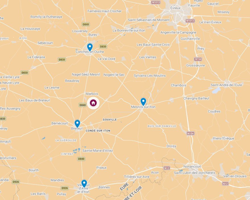 Les alentours du Domaine de Marbois