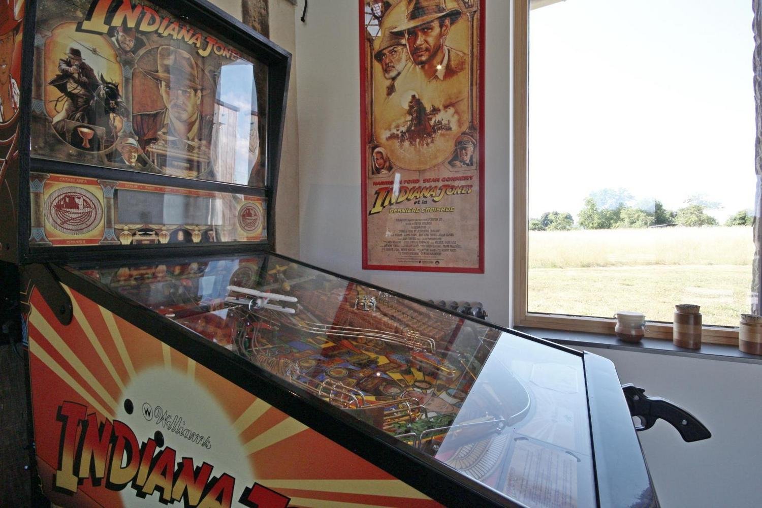 L'authentique flipper Indiana Jones du Domaine de Marbois